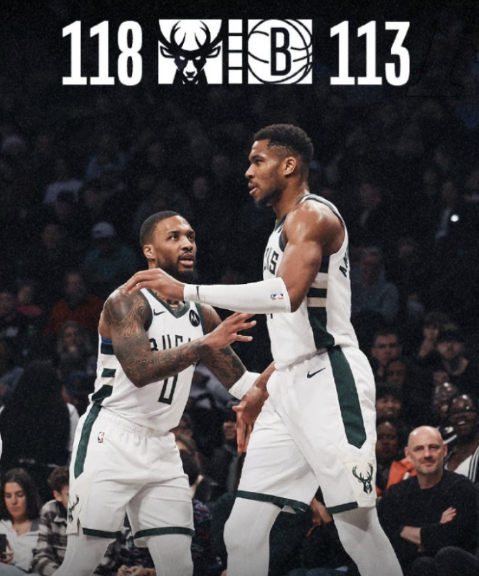 关于篮网客场告捷，雄鹿队兵败如山倒的信息