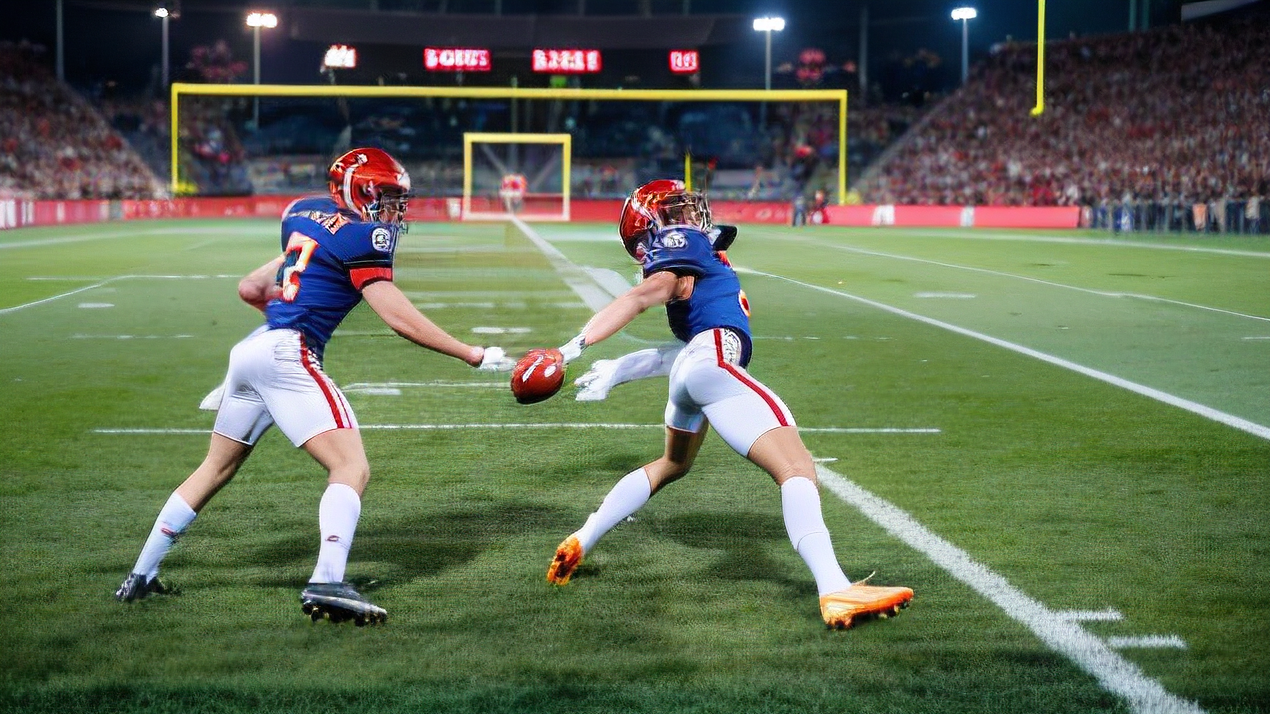 精彩足球比赛燃烧赛场，观赏感官震撼