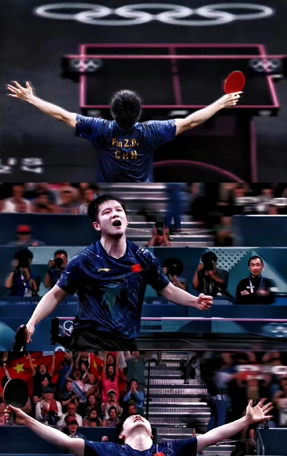 奥地利队鏖战日本队,张继科高光表现 奥地利队鏖战日本队,张继科高光表现